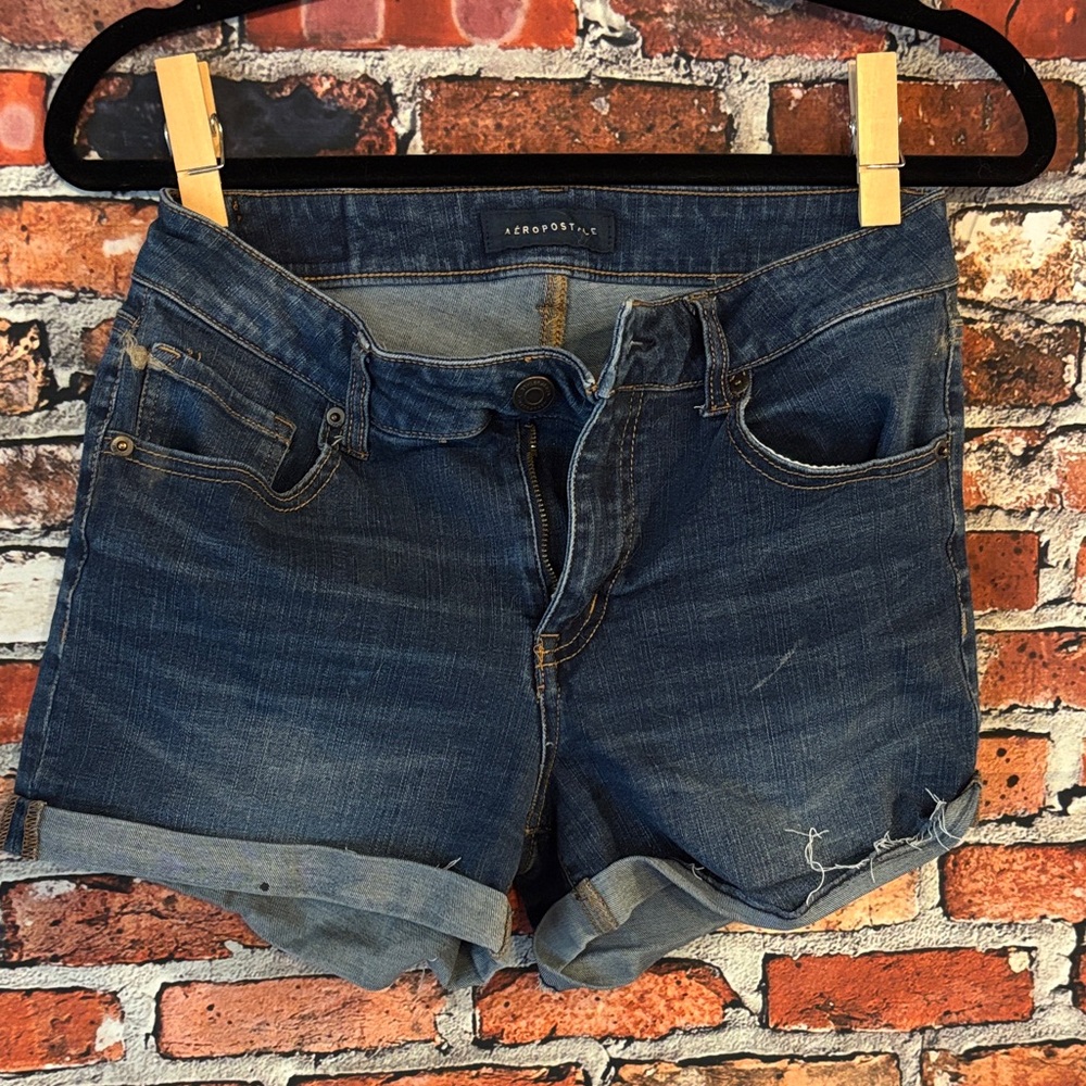 Aeropostale Dark Blue Jean Shorts